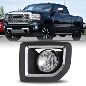 Winjet 755205900241 For 2015-2019 Gmc Sierra 2500hd 3500hd Fog Light Front Driving Lamp Driver Side