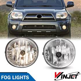 Winjet 782560380753 Pair Fog Lights For 2004-2005 Toyota Rav4/2005-2006 Lexus Driving Bumper Lamps