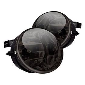 Cfwj-0091-s Winjet For Nissan Titan 2004-2015 Smoke Factory Style Fog Lights