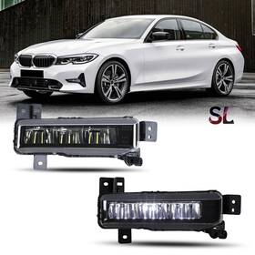 Wj30-0795-09 Winjet-superlights Fog Lights Fit 2019-2024 Bmw G20/f44 Led Non-m Sport Models- Complete Assembly