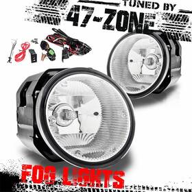 Wj30-0097-09 Winjet Oe Style Fog Light Kit Fits 01-04 Nissan Frontier - Clear