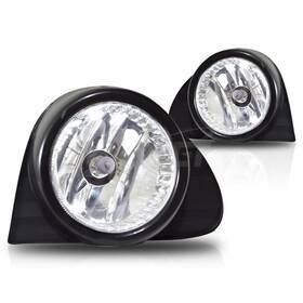 Wj30-0107-09 Winjet Fog Lights Lamps For 03-05 Toyota Echo Chrome Housing Clear Lens Wiring Kit