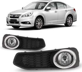 Wj30-0412-09 Winjet Fog Lights For 2013-2014 Subaru Legacy Clear Lens Driving Bumper Lamps L R Side
