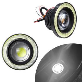 Wo-680-aehf Wogomz 2pcs Angel Eye Halo Fog Lights For Cars Super Bright Led White