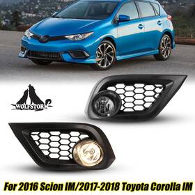 Wj30-0451-09 Wolfstorm For 2016 Scion Im Fog Lights 2017 2018 Toyota Corolla Clear Lens Wiring