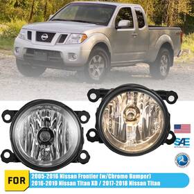 30-0197a-09 Wolfx Fog Lights For Nissan 2005-2016 Frontier 2016-2019 Titan Xd 2017-2018