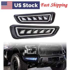 Wwwwriteus 211310323349 For Ford F150 Raptor 2017-20 Led Daytime Running Lights Fog Lamp Turn Signal Us