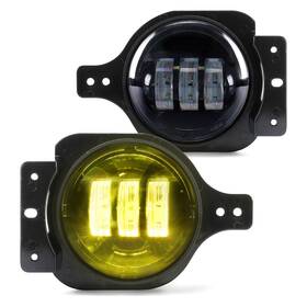 Xprite Jl-fl-jl-g1-y For Jeep Gladiator 20-25 Fog Lights Driver And Passenger Side Iii Series Projector