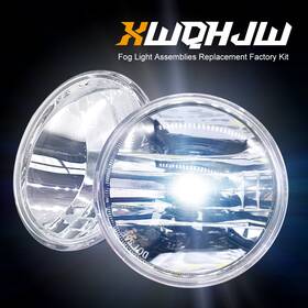 19587100 Xwqhjw 2pcs For 2007-2012 Ford Escape Fog Lights Bumper Driving Lamps Clear Assembly