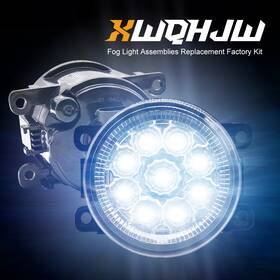 Xwqhjw 762405806624 Lh&rh For Nissan Frontier 2005-19 Led Front Bumper Fog Lights Lamp With Clear Lens
