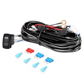 Ychow-tech 700721644728 8ft Wiring Harness Kit For Led Light Bars 2 Lead Off-road Lights