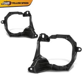 Yel610581 Yellowspeed Fog Light Bracket Set Fit For 2015-2017 Ford Mustang Front Driving Lamp Mount
