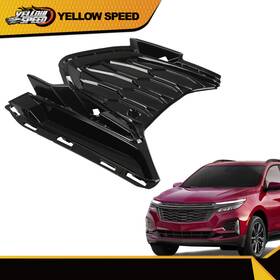 Yew20628 Yellowspeed Fit For 21 Chevrolet Equinox Rs Front Bumper Grill Fog Light Cover With Hole Left