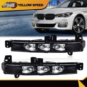 Yew44079 Yellowspeed Fit For 2016-2018 Bmw G11 G12 740i 750i Front Led Drl Fog Lights Lamp Pair