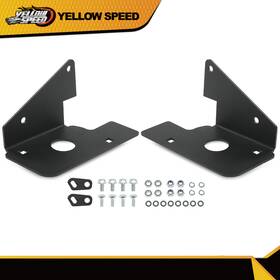 Yew68203 Yellowspeed Led Fog Light Mounting Bracket Fit For 2007-14 Chevy Silverado 1500 2500 3500 Hd