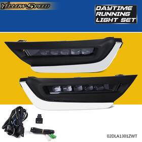 Yew8081 Yellowspeed Fit For 2017-2018 Honda Crv Cr-v Led Fog Light Driving Lamps Daytime Running