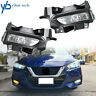 Yi196469t For Nissan Versa Bumper Fog Lights Kit Lamp Chrome With