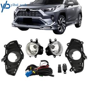 Yi79415t Yibei-tech For 2019-2021 Toyota Rav 4 Front Fog Lights Lamps With Wiring Kits Right&left Side
