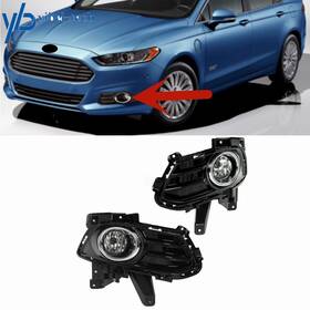 Yi85064t Yibei-tech Front Driving Bumper Fog Light With Bulb&bezel Brackets For 2013-2016 Ford Fusion