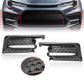 Wq-cru20-013 Ylt Auto Pair Bumper Fog Light Covers Bezels For Toyota Corolla Se Xse Sedan 2020-2021 20