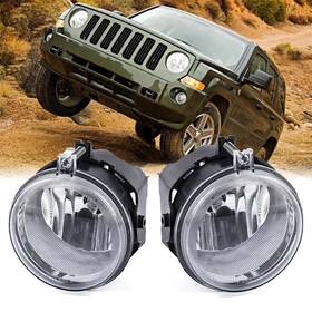 Wq-dg-001 Ylt Auto 2pcs For Jeep Patriot / Compass 2007 2008 2009 Pair Fog Lights Replacement Lamps