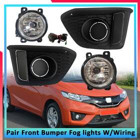 Wq-hd-201 Ylt Auto Fit For 2014-2017 Honda Jazz Japanese Built 14-17 Fog Lights Lamp With Wiring