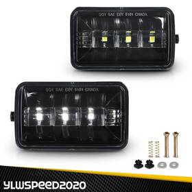 V-02flb12fdbwt Ylwspeed20 Bumper Led Fog Lights Left&right Fit For 2015-2020 Ford F150 2017-2018 F250