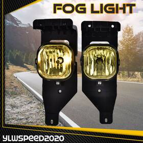 V-02hla1208ayl Ylwspeed20 Fit For 2005-07 Ford F-250 F-350 F-450 F-550 Yellow Lens Excursion Fog Lights