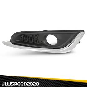 Yl090204 Ylwspeed20 Fit For 2014-2017 Buick Regal Fog Light Bezel Lamp Cover With Chrome Trim Left