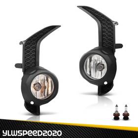 Yl112605 Ylwspeed20 Fog Lights Lamps Bezel Trim Surround Covers For 2014-2020 Toyota 4runner Trd/sr5