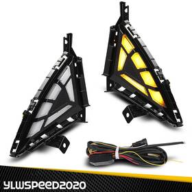 Yl20250424-17 Ylwspeed20 Fit For 2021-22 Hyundai Elantra Drl Daytime Running Light Fog Lamp With Turn