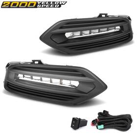 Ylw217965 Ylwspeed2000 Led Fog Lights With Wiring Switch Fit For 2019-2022 Honda Hrv Hr-v Left Right
