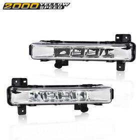 Ylw252782 Ylwspeed2000 1pair Fog Light Fit For Bmw 5 Series G30 G31 G38 520 530 540 Led Drl Lamps Lh Rh