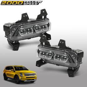 Ylw460665 Ylwspeed2000 Led Driving Lamp Front Fog Light Kit Left And Right Fit For 2020-22 Kia Telluride