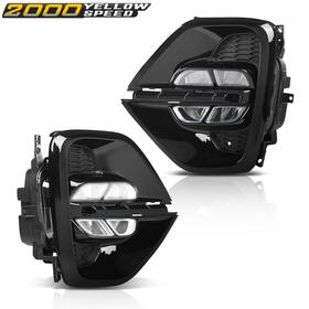 Ylw602524 Ylwspeed2000 Fit For 2020 2021 Kia Sportage Led Fog Light Daytime Running Lamps Drl Pair