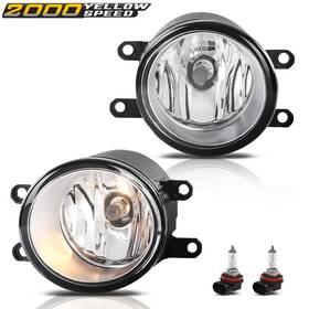 Ylw748893 Ylwspeed2000 New Pair Fog Light Clear Lens Replacement Fit For 2009-2013 Toyota Venza T4