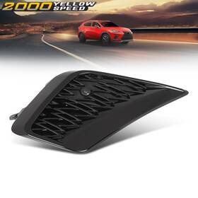 Ylw753104 Ylwspeed2000 Fit For 18-21 Nx300 F Sport Front Bumper Cover Rh Side Grille Vent Insert Black