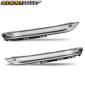 Ylwspeed2000 Ylw844812 Pair Led Drl Fog Light Daytime Running Lamp Fit For 2015-18 Porsche Cayenne 958