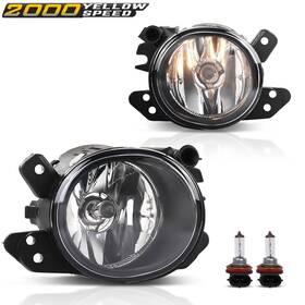 Ylw935883 Ylwspeed2000 2pcs Clear Lens Bumper Fog Lights Replacement Fit For 2006-2014 Mercedes-benz