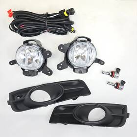 Chs-mslldn-afl0034lb01 Yy-auto For 11 12 13 14 Chevrolet Cruze Clear Lens Led Fog Light Black Bezel Switch Bulb