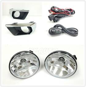 Chs-mslldn-afl0217 Yy-auto Fit 2021 2022 Chevy Colorado Switch Wire Assembly Chrome Bezel Fog Lights Kit