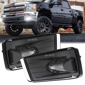 Sj-0716bk20 Z-offroad Led Fog Lights For 2007-2014 Silverado 2007-2015 Suburban Tahoe Gmc