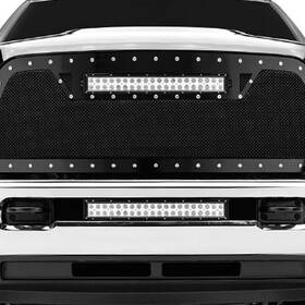 Z324521 Zroadz For Ram 3500 11-18 Mild Steel Bolt-on Front Bumper Mounts 20 Inch Led Light Bar