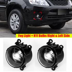 Usam-cp-ad-0287 Zxmoto 2pcs Drive Side Fog Light Lamp H11 Bulbs 55w Left Right Car Accessories