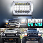 Zzh233951 Led Headlight Light Bulb Beam Headlamp Drl Truck Suv Silver