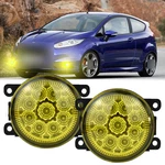 Pair Bumper Led Halo Fog Lights Yellow 2014 2015 2016 2017-2019 Ford Fiesta. Fixed Price $27.99.
