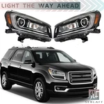 2PCS Left+right For Gmc Acadia 2013-2016 Front Oe Headlight Halogen W/led Tube. Fixed Price $216.09.