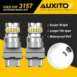 Auxito 3157 3156 3057 4157 Led Reverse Brake Turn Signal Light Bulb 6500K White. Fixed Price $11.01.