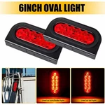 Auxito Red 6INCH Oval Light Mounting Truck Bracket Trailer Brake Tail Stop Lamp. Fixed Price $28.49.