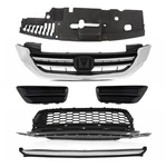For Accord 2013-15 Upper Lower Grille Fog Lamp Cover Radiator Molding Trim. Fixed Price $108.98.